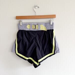 Free People Movement Finisher High Rise Running Activewear Shorts Black S